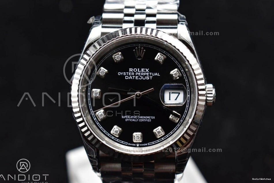 Edition Steel TechFriendly DateJust SS Black Jubilee VS 410 Dial VSF 904L 36 1:1 Bracelet 126234 Best Diamond On 1110